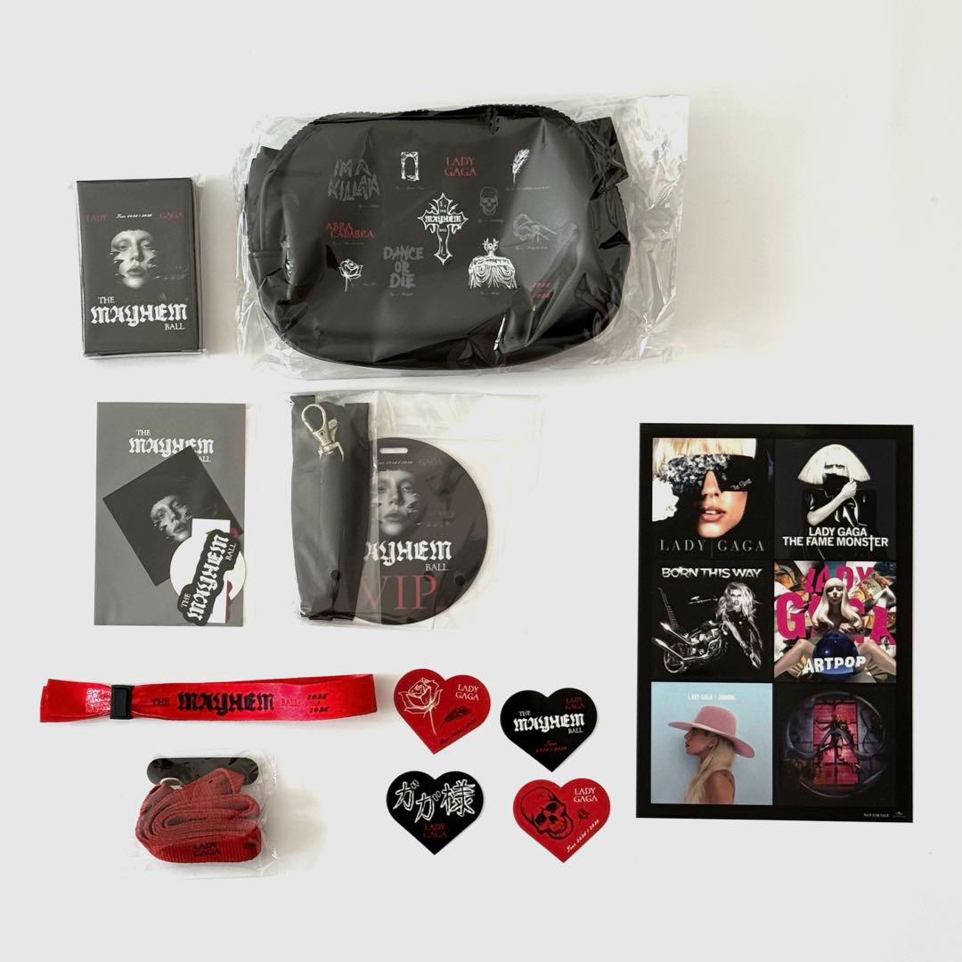 VIP SILVER＆ 会場購入特典 LADY GAGA MAYHEM BALL First look at the VIP lanyards for The MAYHEM Ball