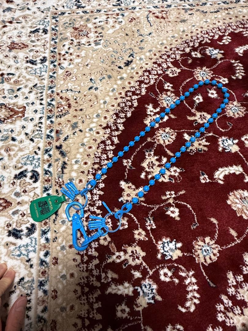 KAPITAL キャピタル ウォレットチェーン 青 Kapital × Kapital Kountry Kapital Purple Ball Long Wallet Chain