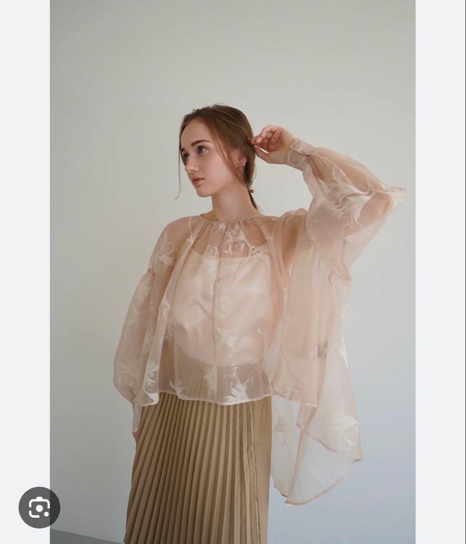 シアーオーバーフレアブラウス シアーオーガンジーマチフレア ブラウス | ANAYI/アナイ | 三越伊勢丹
