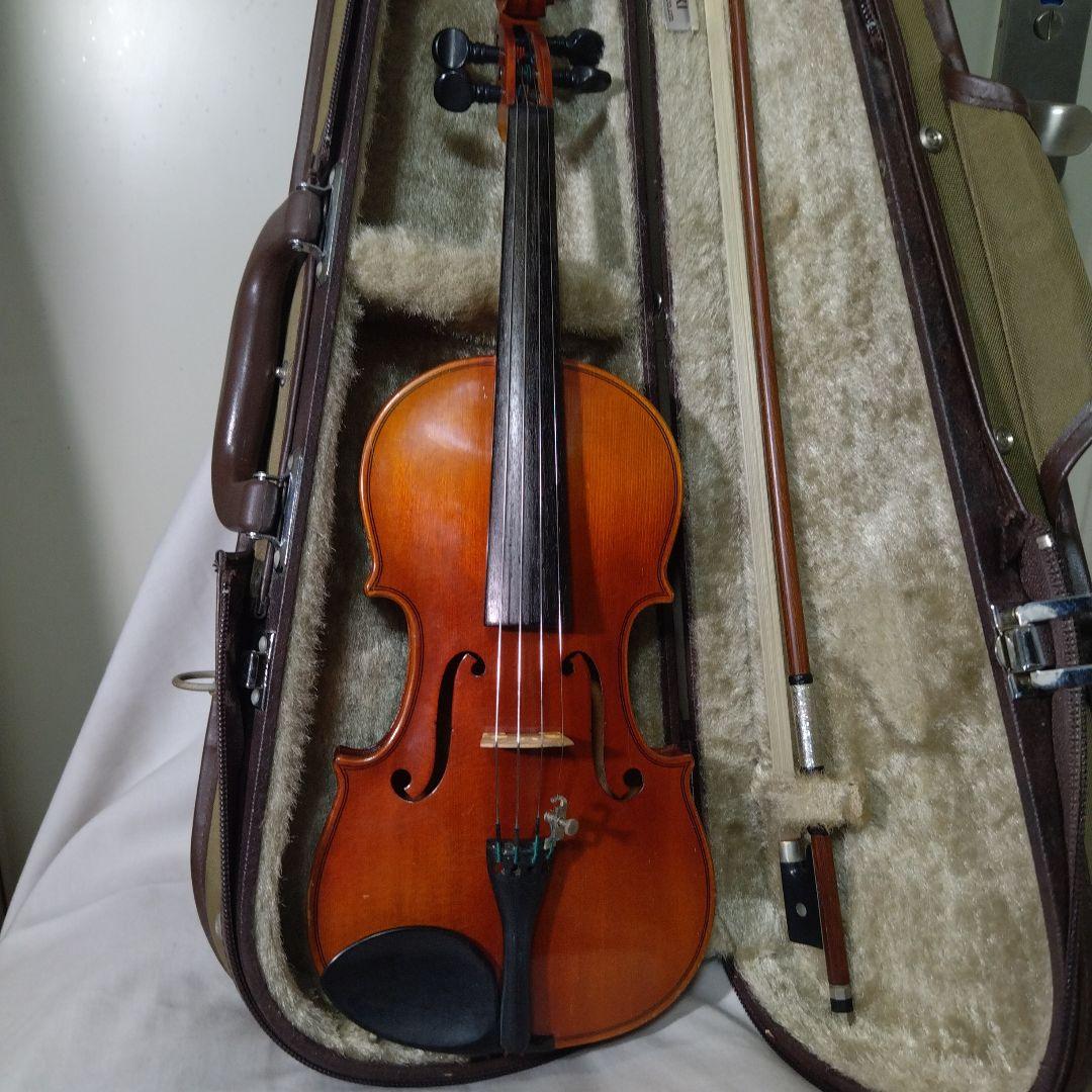 ♥5才前後の子供用スズキバイオリン1/8♥品番200弓ケ―スKUNの肩当て松脂付 SUZUKI No.246 4/4 アウトフィットバイオリンセット 肩当て付き スズキ