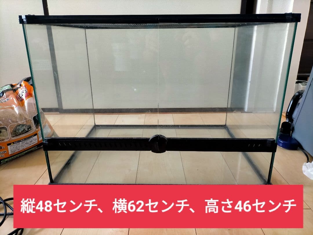 ガラス飼育ケージ メッシュカバー付き Amazon | 爬虫類 ケージ グラステラリウム 飼育ケース 大 昆虫飼育