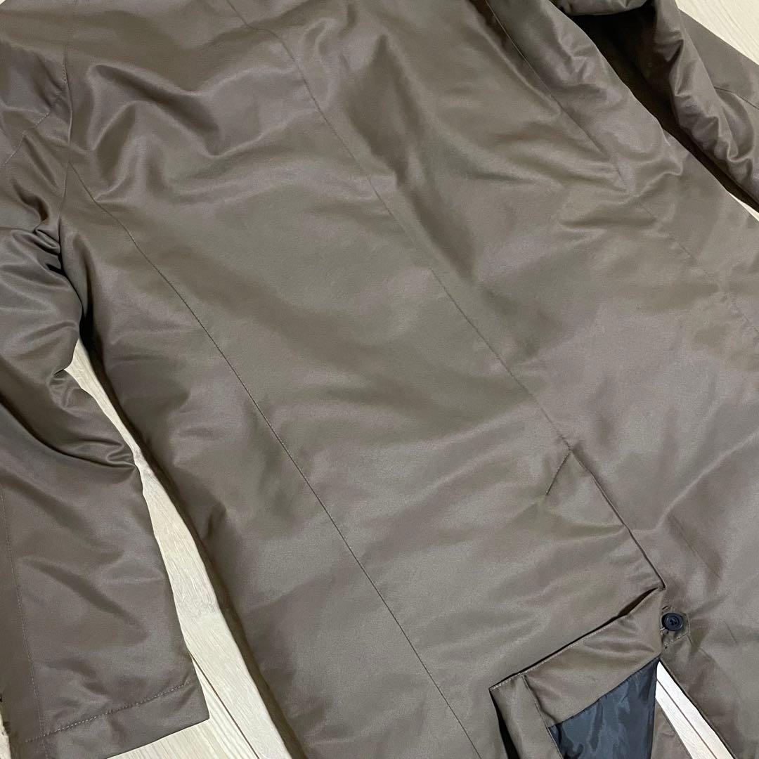 美品】ナノユニバース×河田ダウン ハイブリッドダウンステンカラー