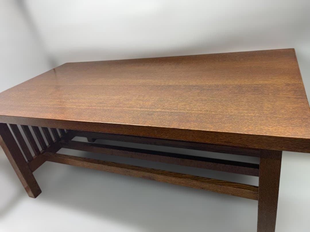 三越家具　ブルージュ Brugge センターテーブル VE-1312　09c66 MITSUKOSHI(三越家具)の高級家具、Brugge(ブルージュ)のオーク材 伸長