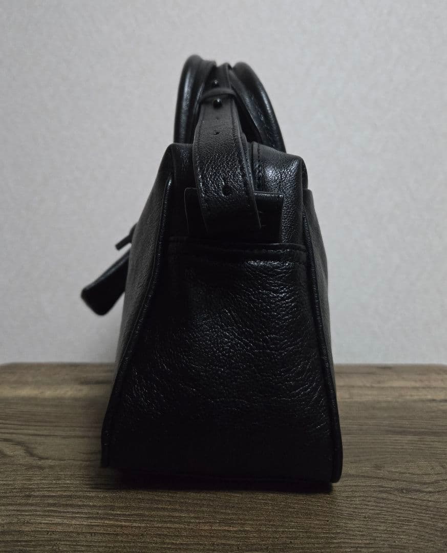 未使用タグ付き イアパピヨネ uchida企画2WAYシンプルボストンバッグ