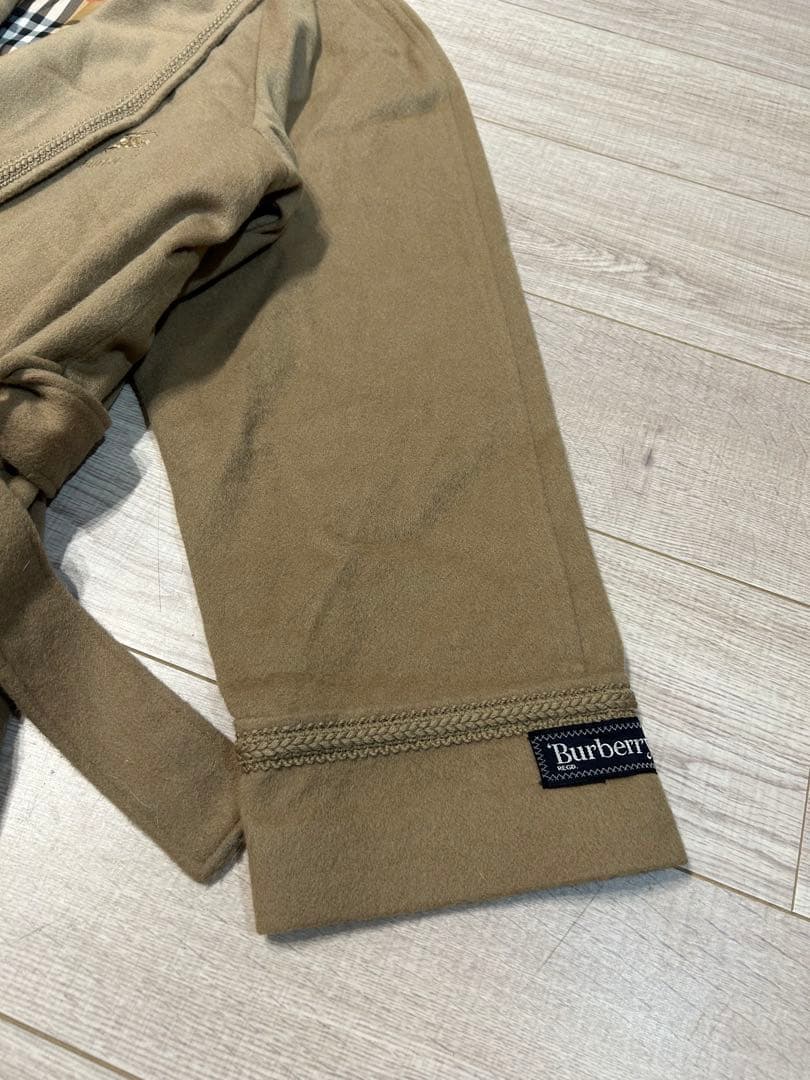 Burberrys バーバリー ガウンコート L ノバチェック カシミヤ混 - メルカリ