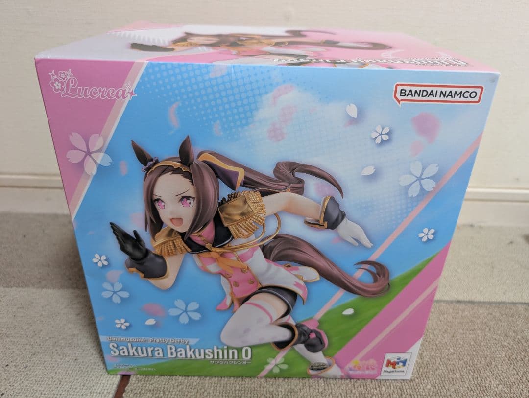 【開封済】ウマ娘　サクラバクシンオー　フィギュア　ルクリア　メガハウス ウマ娘」より疾走感のある「サクラバクシンオー」のフィギュアが登場