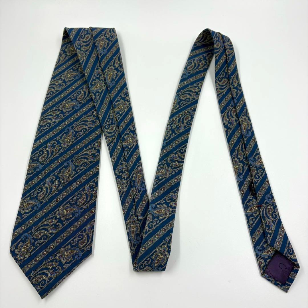 ✨️美品✨️ クリスチャンディオール ネクタイ ペイズリー ブルー