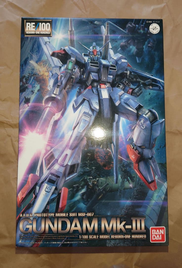RE/100 MSF-007 ガンダムMk-III 機動戦士Zガンダム MSV RE/100 MSF-007 ガンダムMk-III (機動戦士Zガンダム MSV) | エリア0083