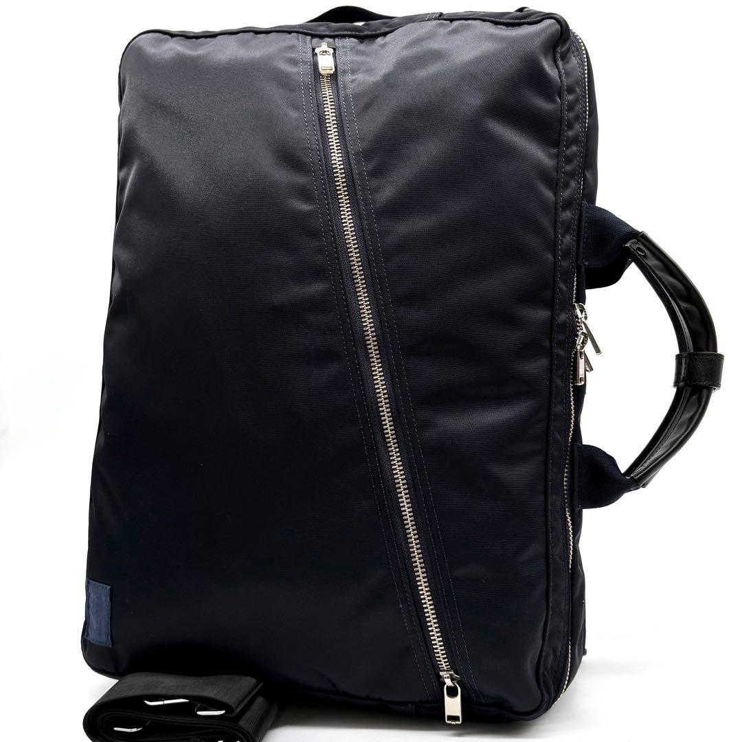 【極美品】ポーター リフト 3way ビジネスバッグ リュック A4可 ネイビー LIFT（PORTER） ポーター リフト 3WAYブリーフケース 822-07561 吉田