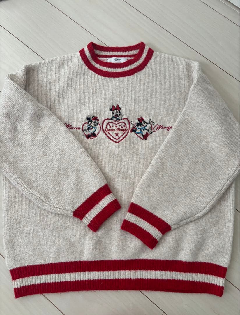 Disney SERIES by MUS プルオーバーハートプルオーバーミニー Disney SERIES CREATED by MUS | MD HEART プルオーバー/ ミニー