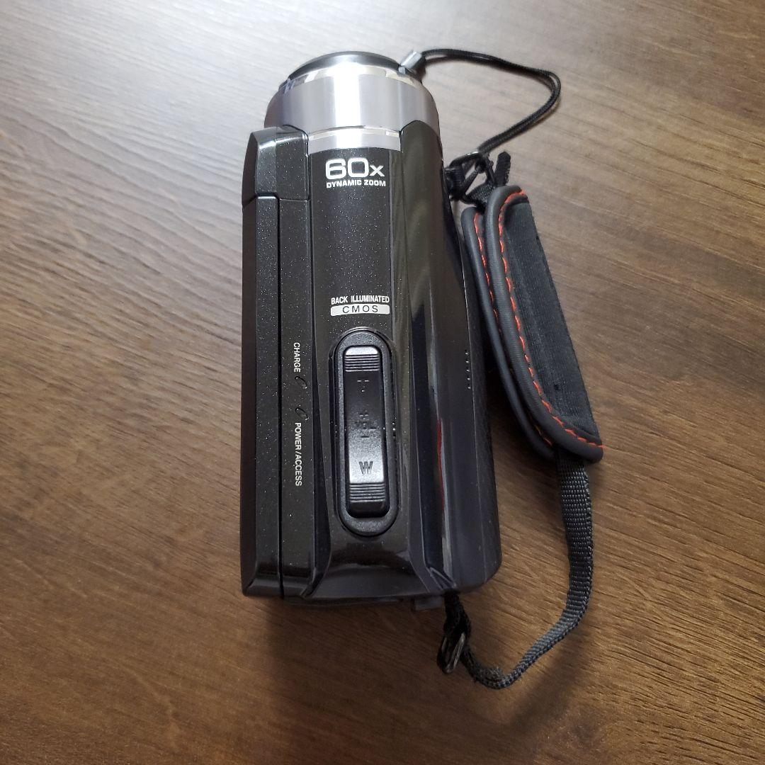JVC ビデオカメラ Everio GZ-F117 ブラック - メルカリ
