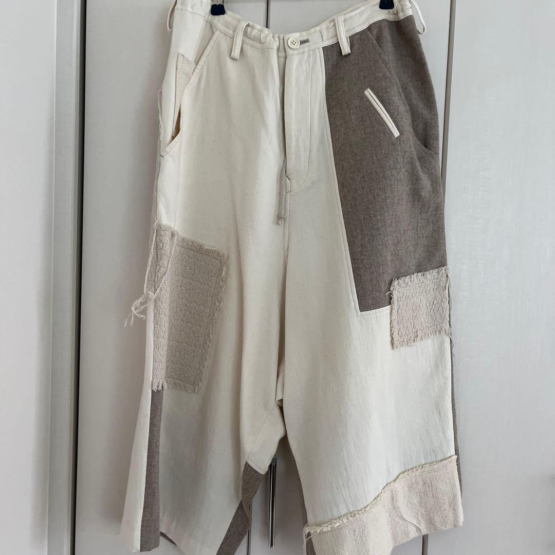 パンツ Tao tuck wide pants / charcoal（タックワイドパンツ / チャコール