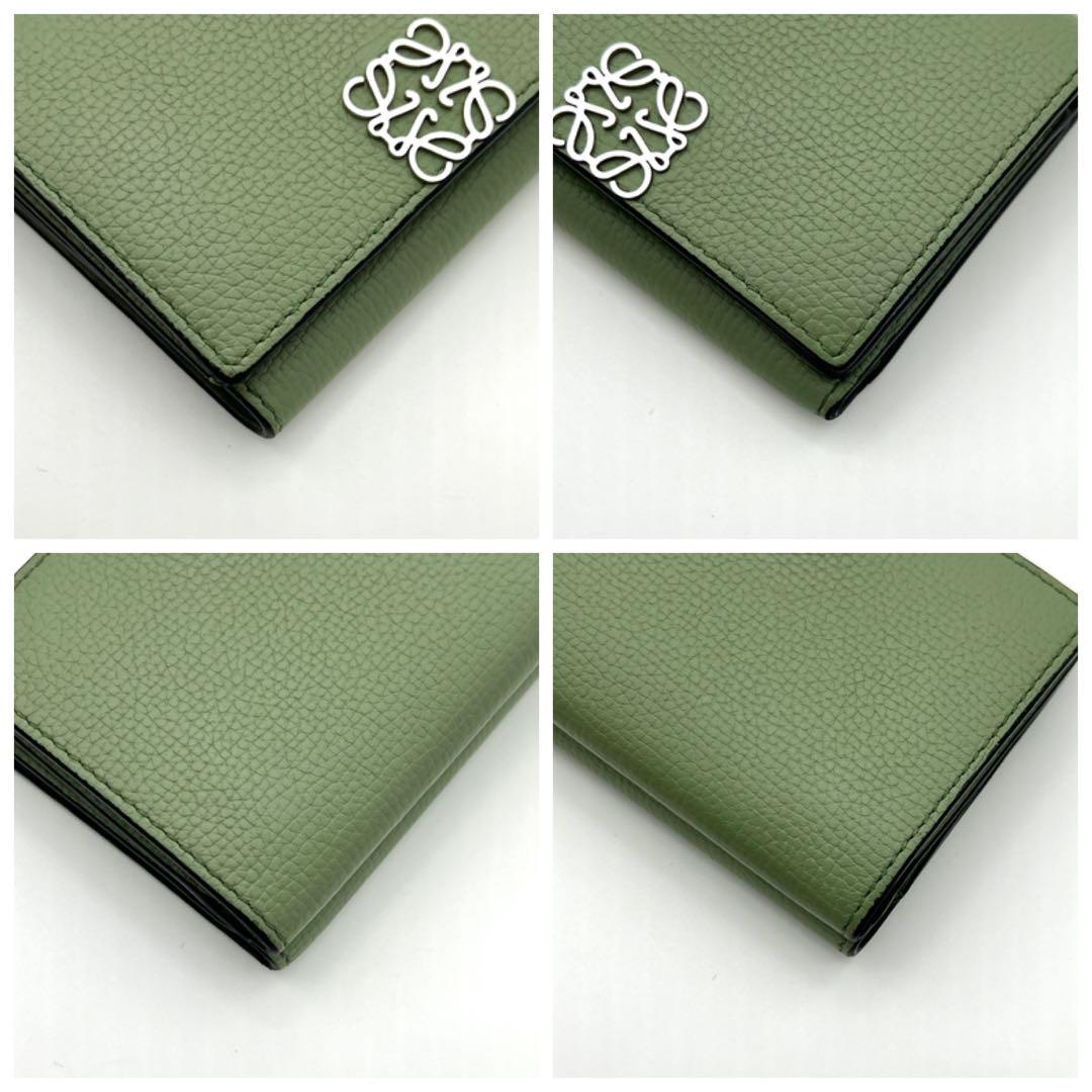 極美品】LOEWE アナグラム トライフォールド ウォレット 三つ折り財布