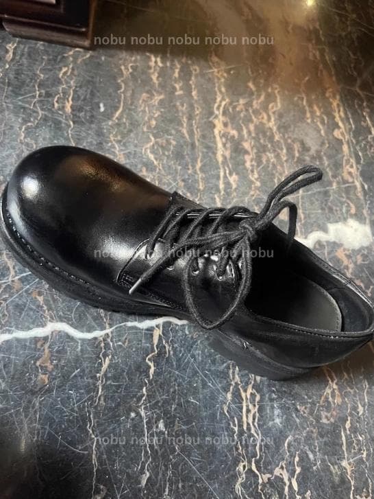 Y2K jking black derby shoes mode - メルカリ