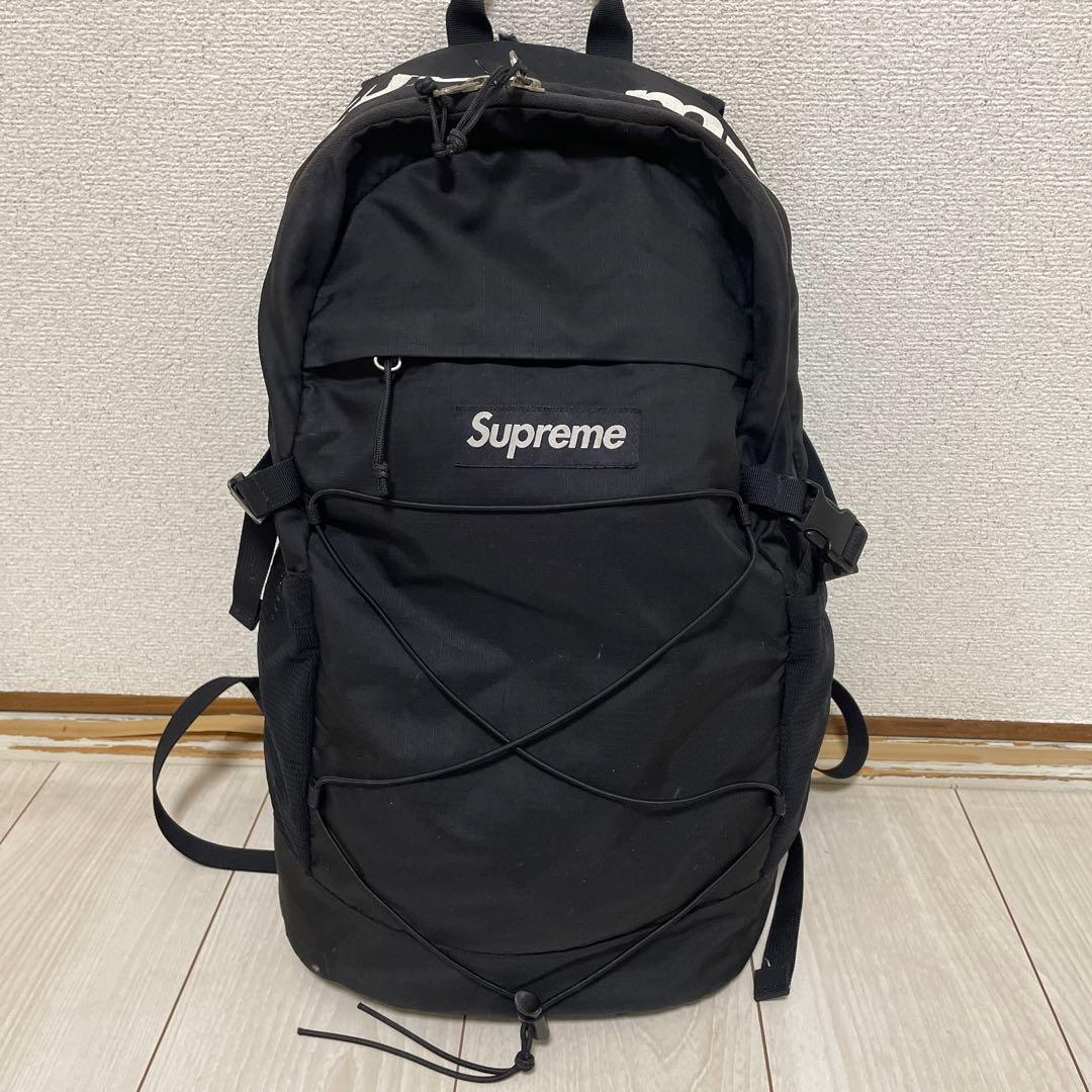 supreme シュプリーム 16SS デイバッグ バックパック リュック 黒