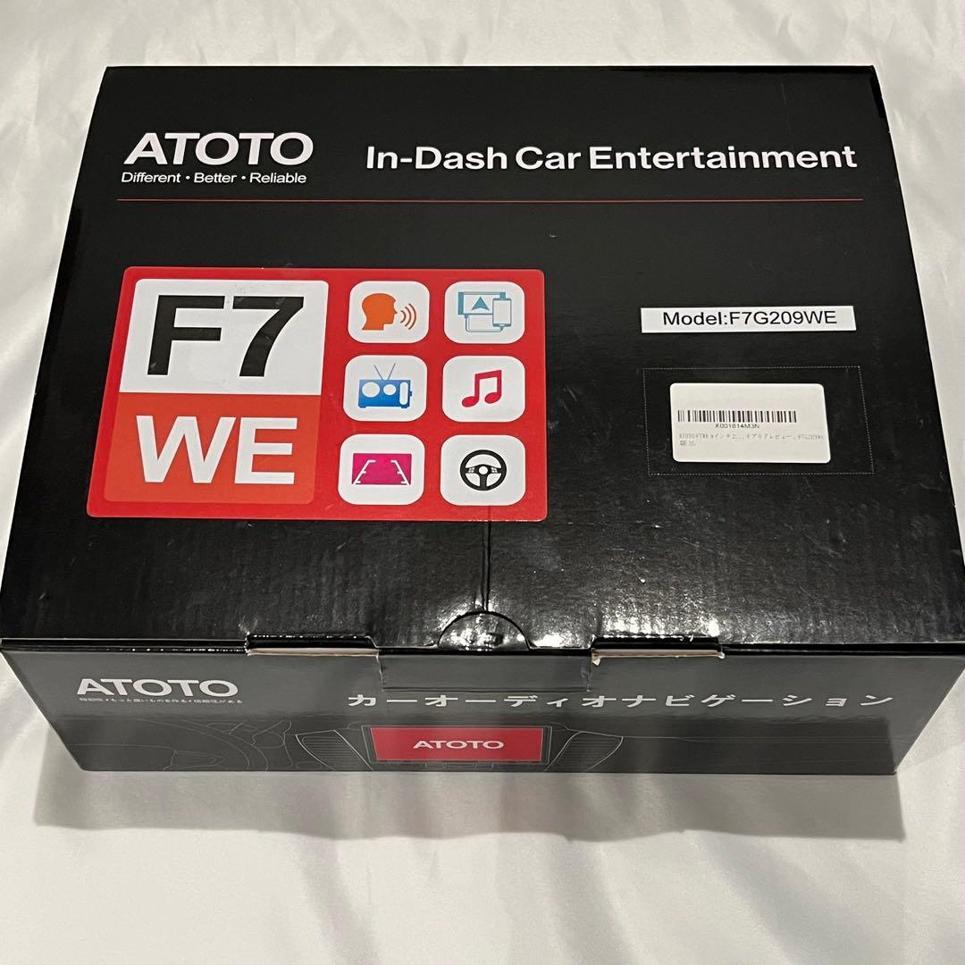 ATOTO ディスプレイオーディオ　F7G209WE ATOTO A6PF 9型2DINディスプレイオーディオ｜OBD対応&QLEDアラーム