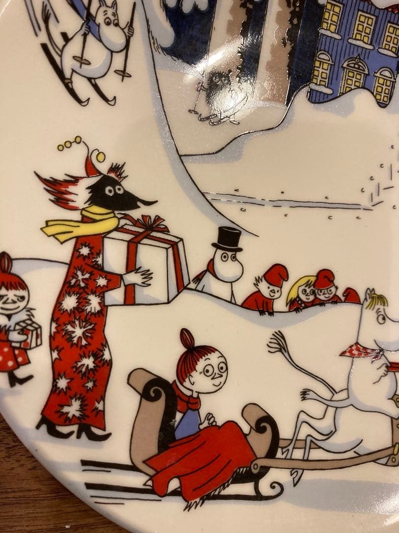 ARABIA アラビア ムーミン クリスマスプレート 飾り皿 絵皿 MOOMIN