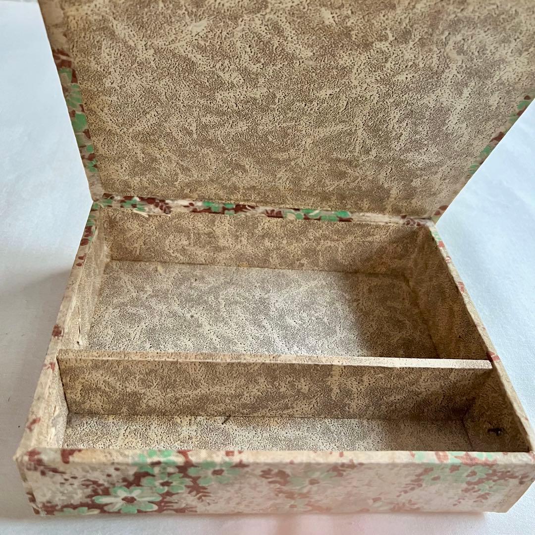 フランス カルトナージュボックス アンティーク 花模様 - メルカリ