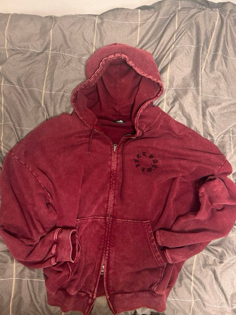 Thatslife ジップパーカー　 Lサイズ　レッド 即完売 ザッツライフ ジップパーカー レッド L - メルカリ