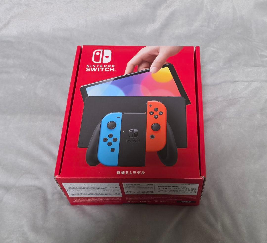 【美品】Nintendo Switch (有機elモデル) Amazon.co.jp: Nintendo Switch (Organic EL Model) Scarlet Violet
