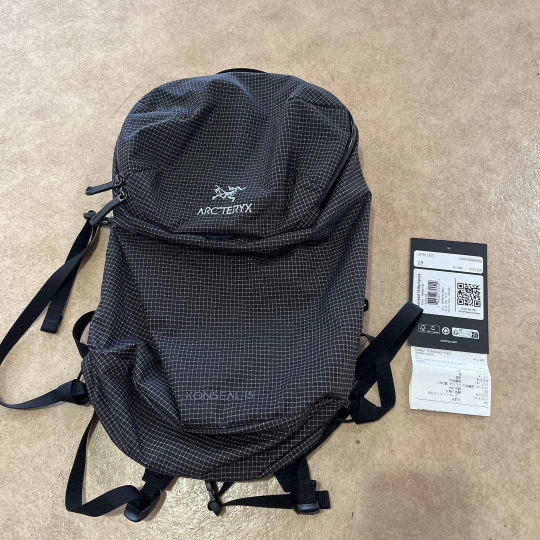 アークテリクス コンシール15 ARC'TERYX Konseal 15 黒 - メルカリ