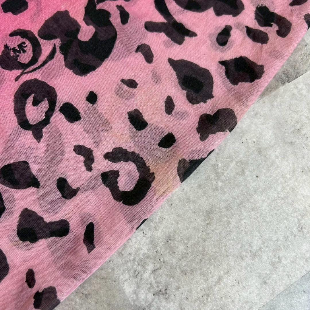 Alexander McQueen レオパード ストール 大判 RG343 - メルカリ