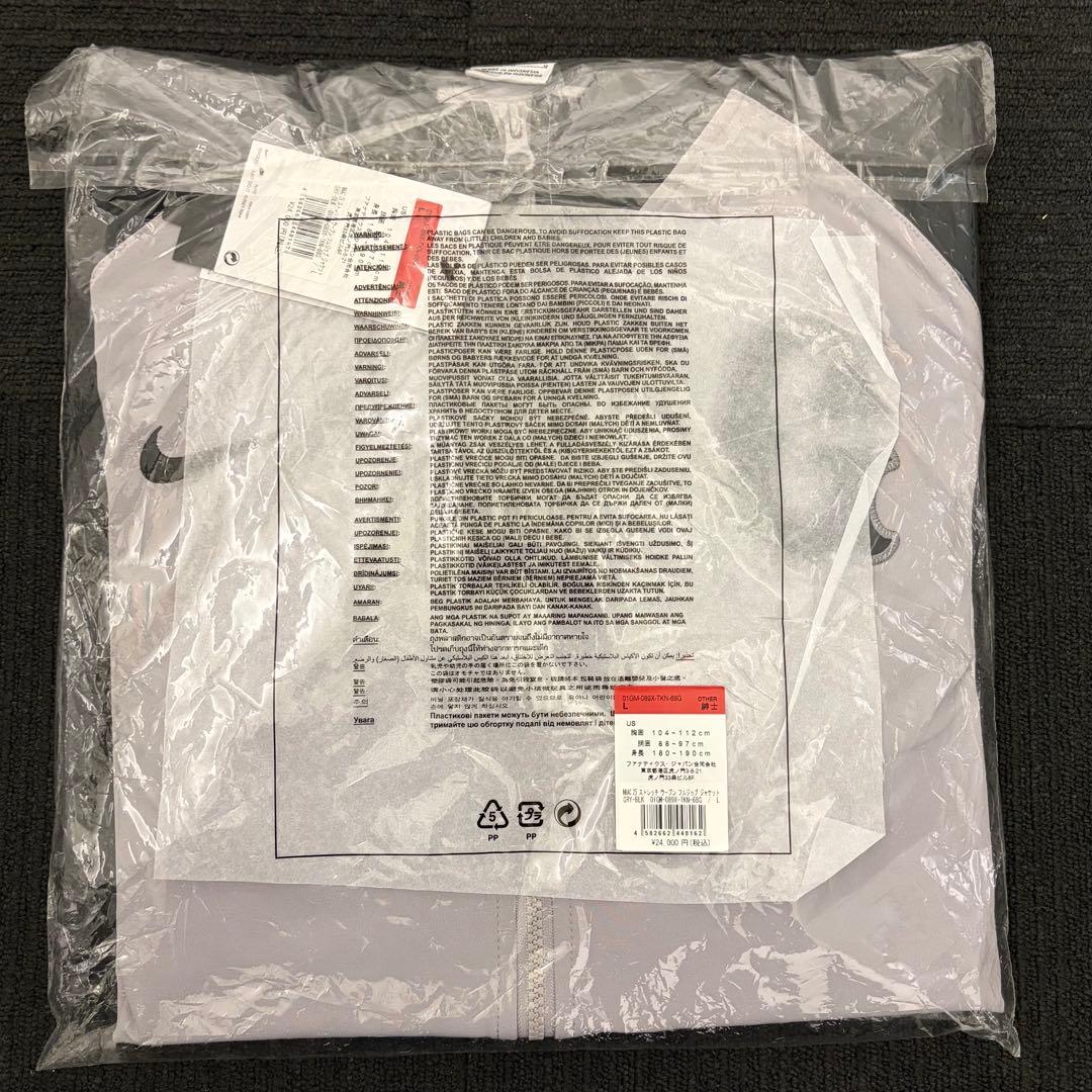 読売ジャイアンツ ナイキ ストレッチ ウーブン フルジップ ジャケット L 読売ジャイアンツ ナイキ グレー×ブラック ストレッチ ウーブン