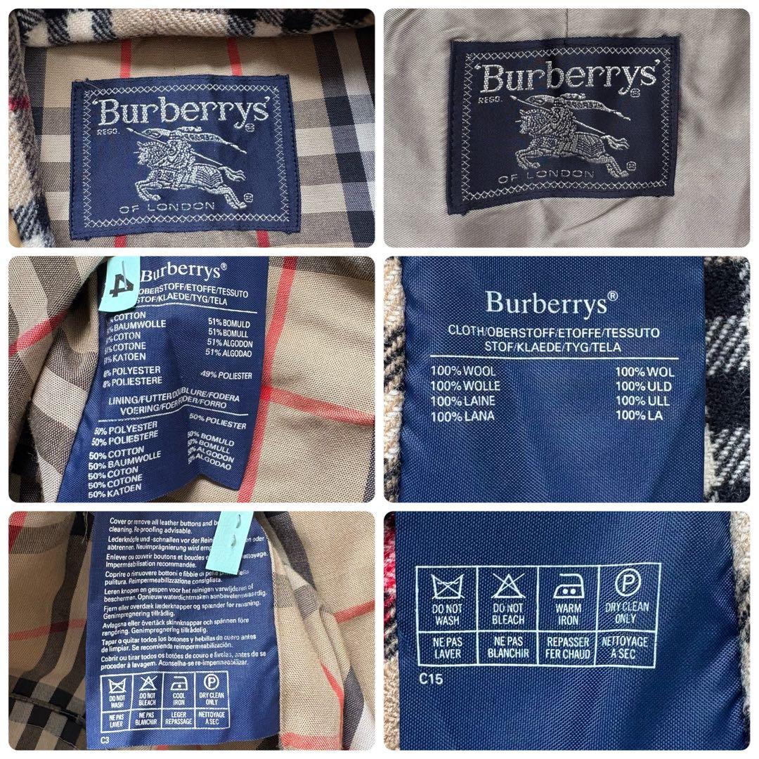 着丈111◇バーバリー ライナー付 トレンチコート ベージュ XL相当