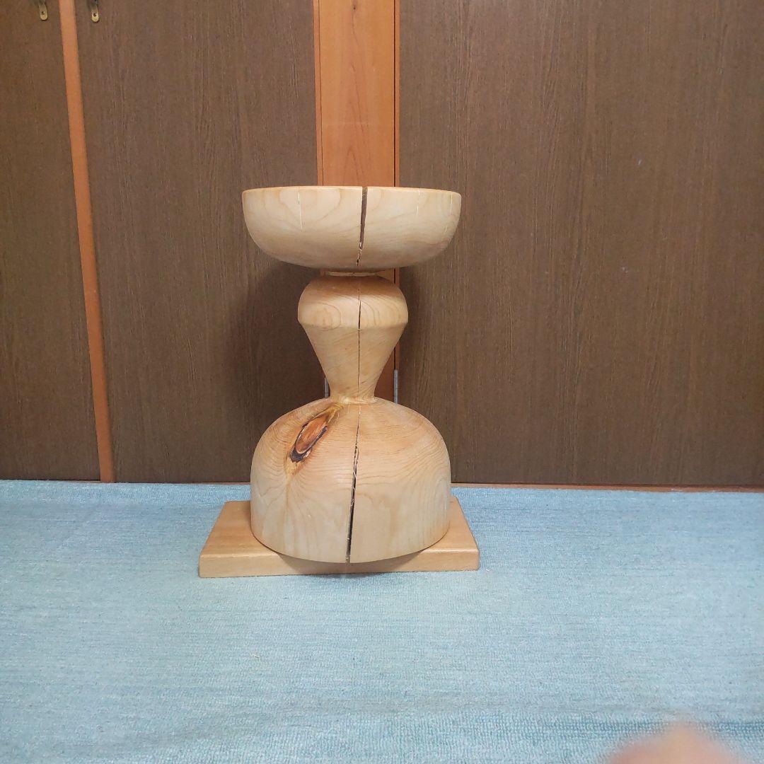 ヒバ丸太椅子スツール 現物のみ】青森ヒバの大きな丸太No.2 椅子（チェアー）・スツール ヒバ