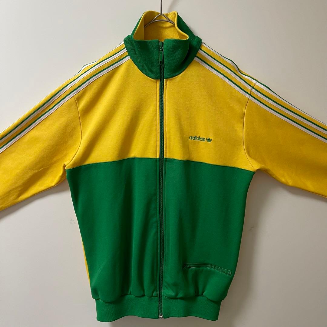 美品90s】アディダス刺繍トラックジャケット古着ジャージトップ
