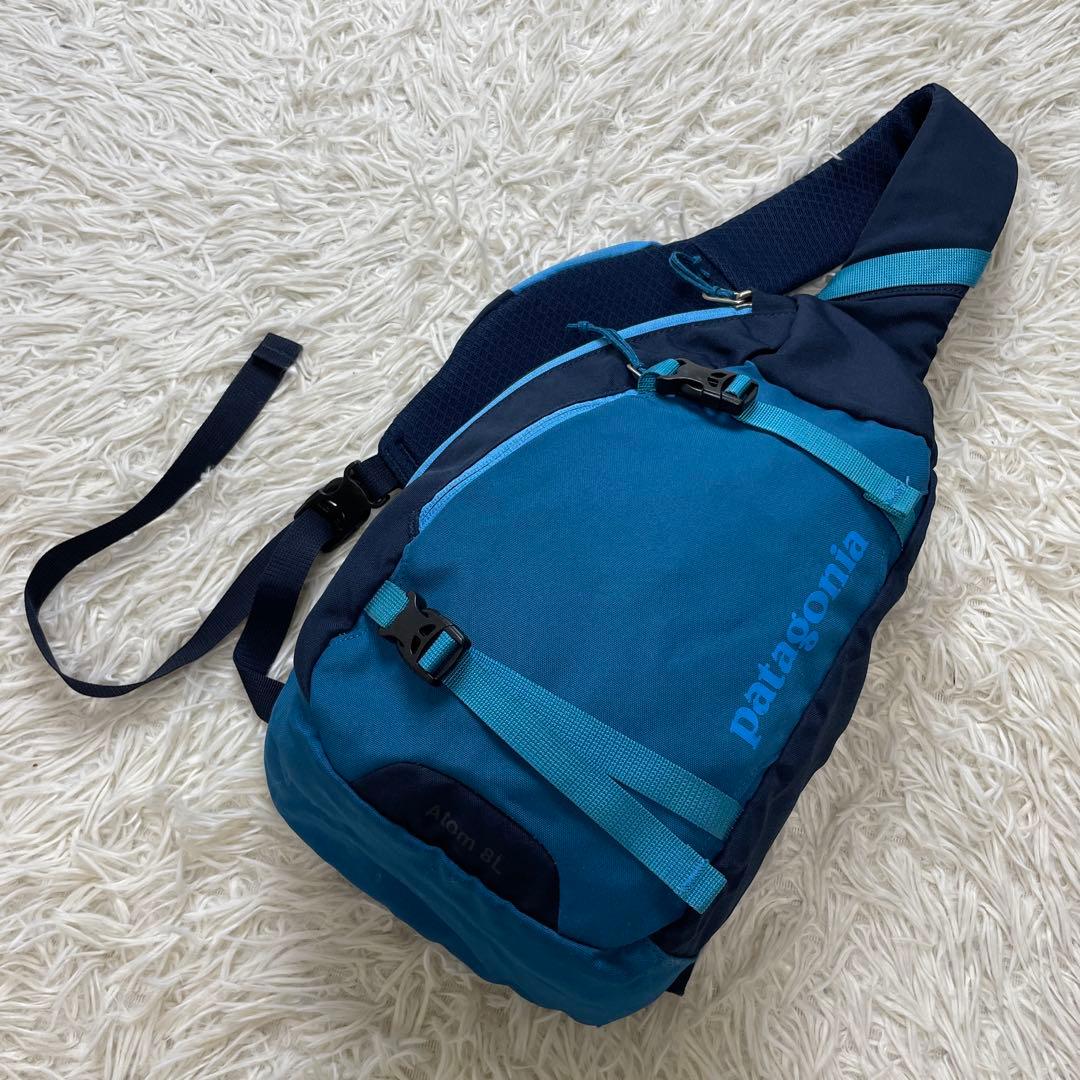 希少 パタゴニア アトム スリング 8L ボディバッグ y2kブルー - メルカリ