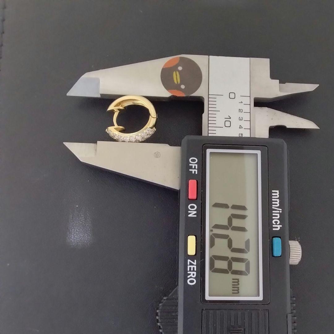 K18✨パヴェダイヤ0.50ct(各刻印)中折式✨ピアス✨定番大人気商