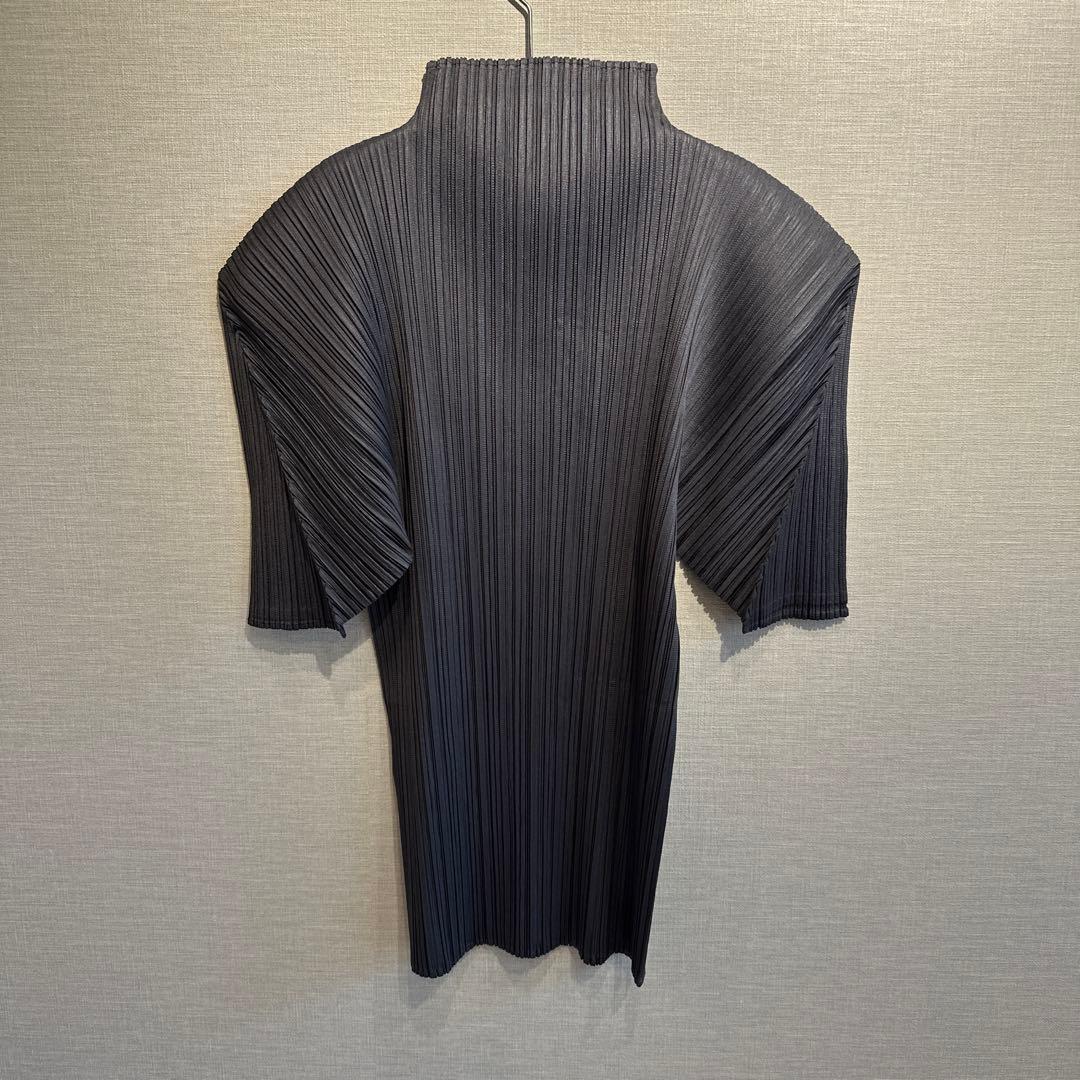 プリーツプリーズ pleatspleaseベーシック PLEATS PLEASE デニム転写プリントプリーツパンツ&スカート coming