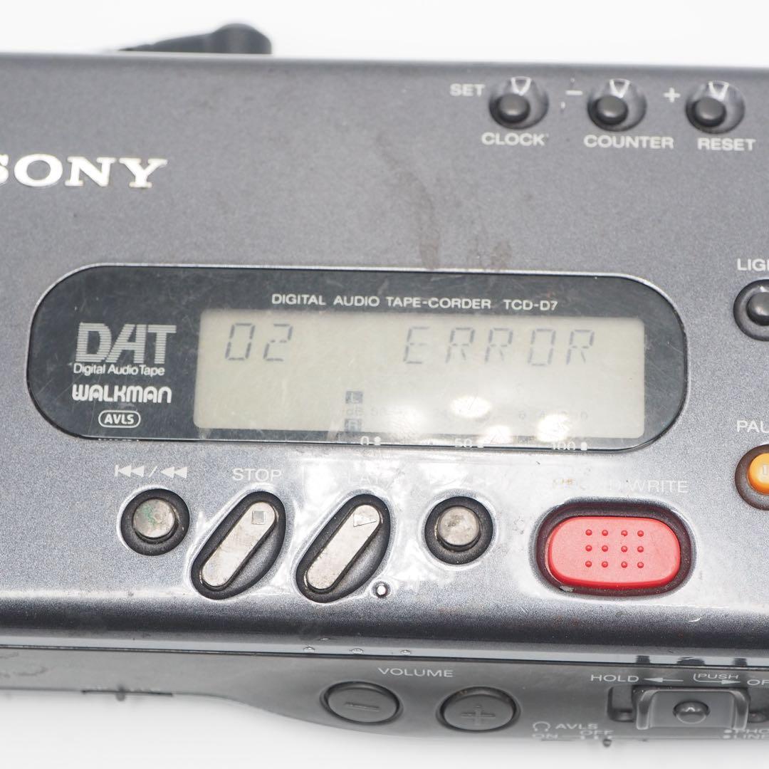 SONY TCD-D7 DATプレーヤー 通電確認済み ジャンク品 - メルカリ
