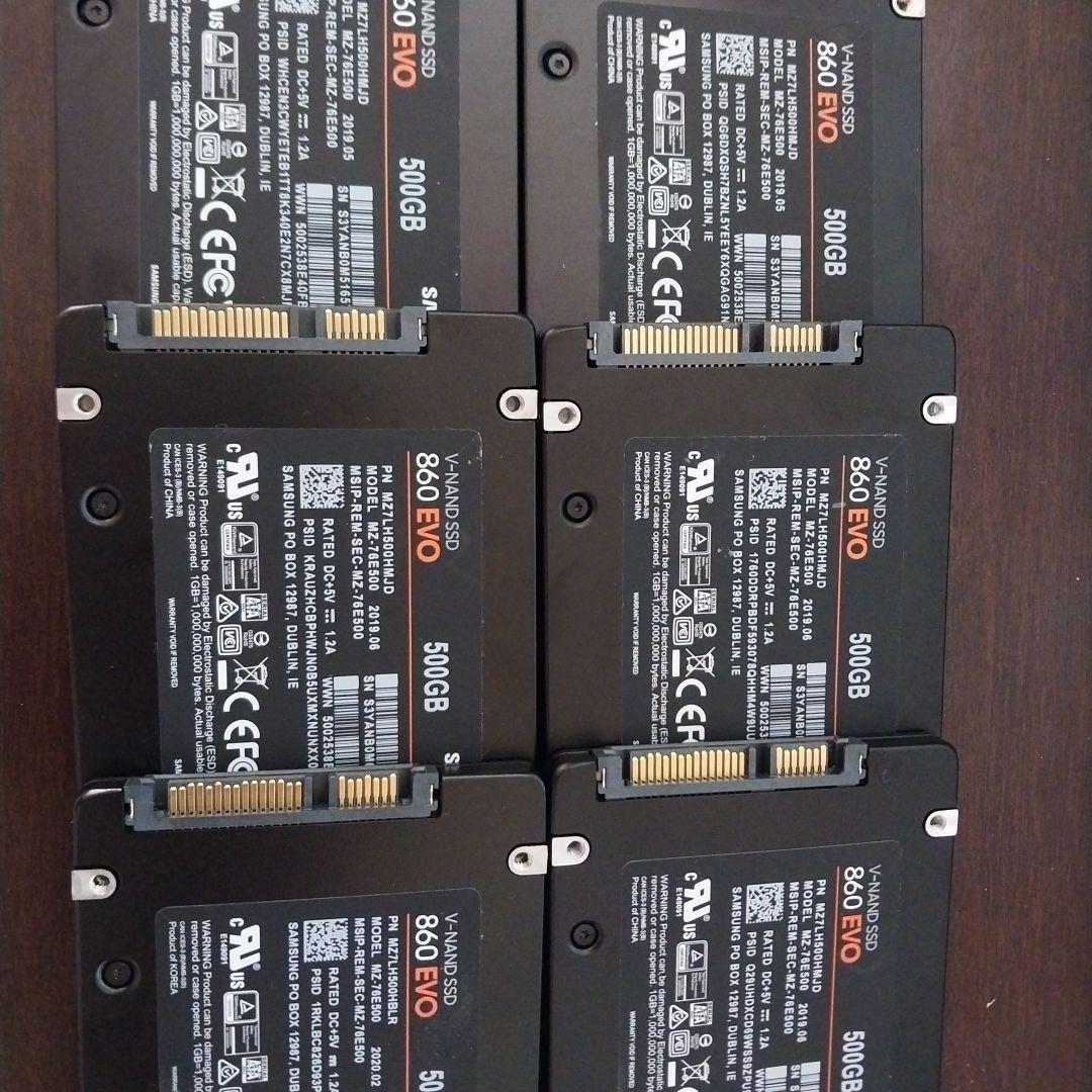 Samsung 860 EVO 500GB 内蔵型SSD x6 Amazon.com: Samsung 860 EVO 500GB 2.5 Inch SATA III Internal SSD