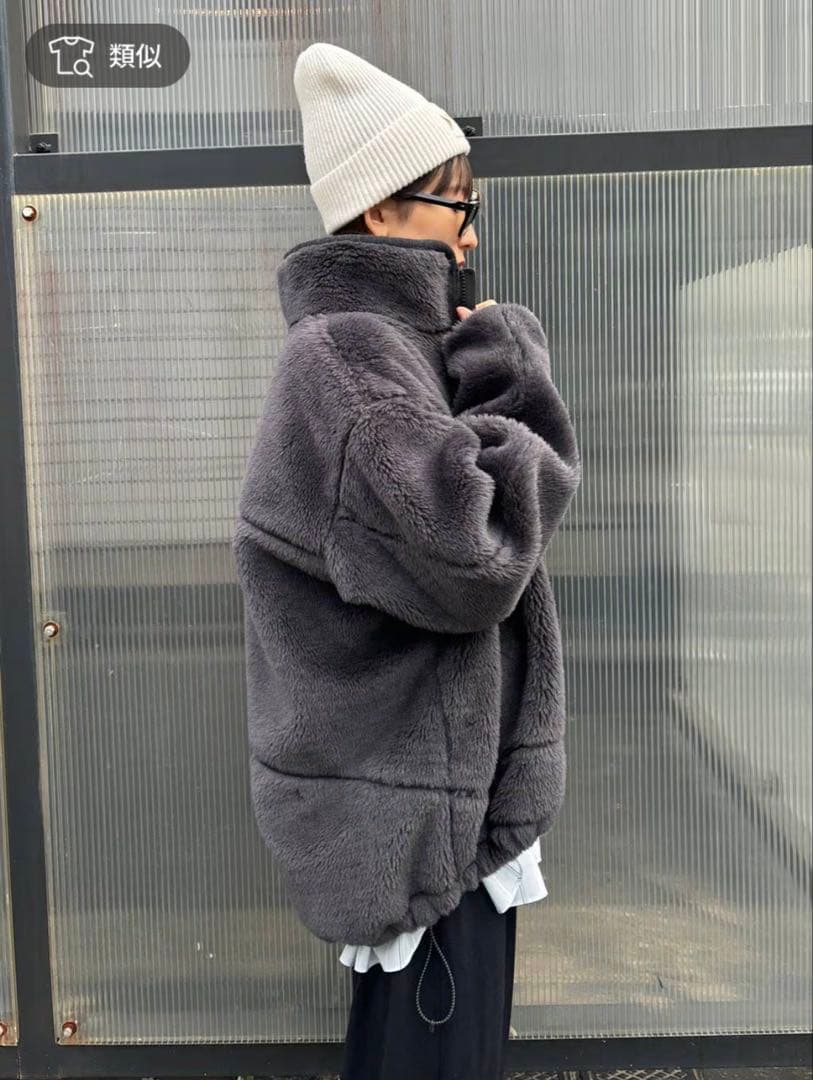 Chaos/カオス ウールボアブルゾン スミクロ - メルカリ