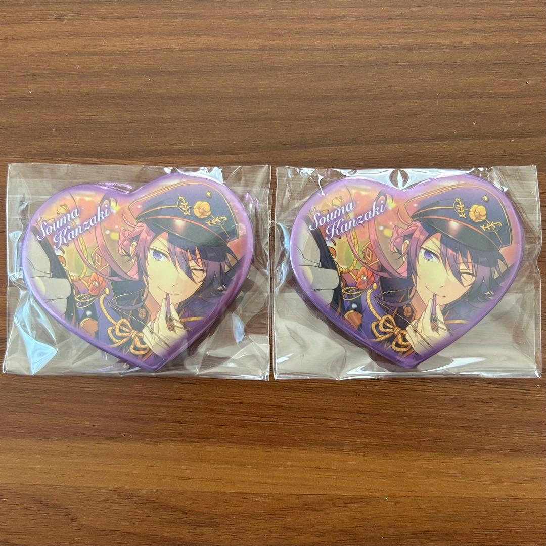 あんスタ 神崎颯馬 ハートカンバッジβ vol.4 2枚セット - メルカリ