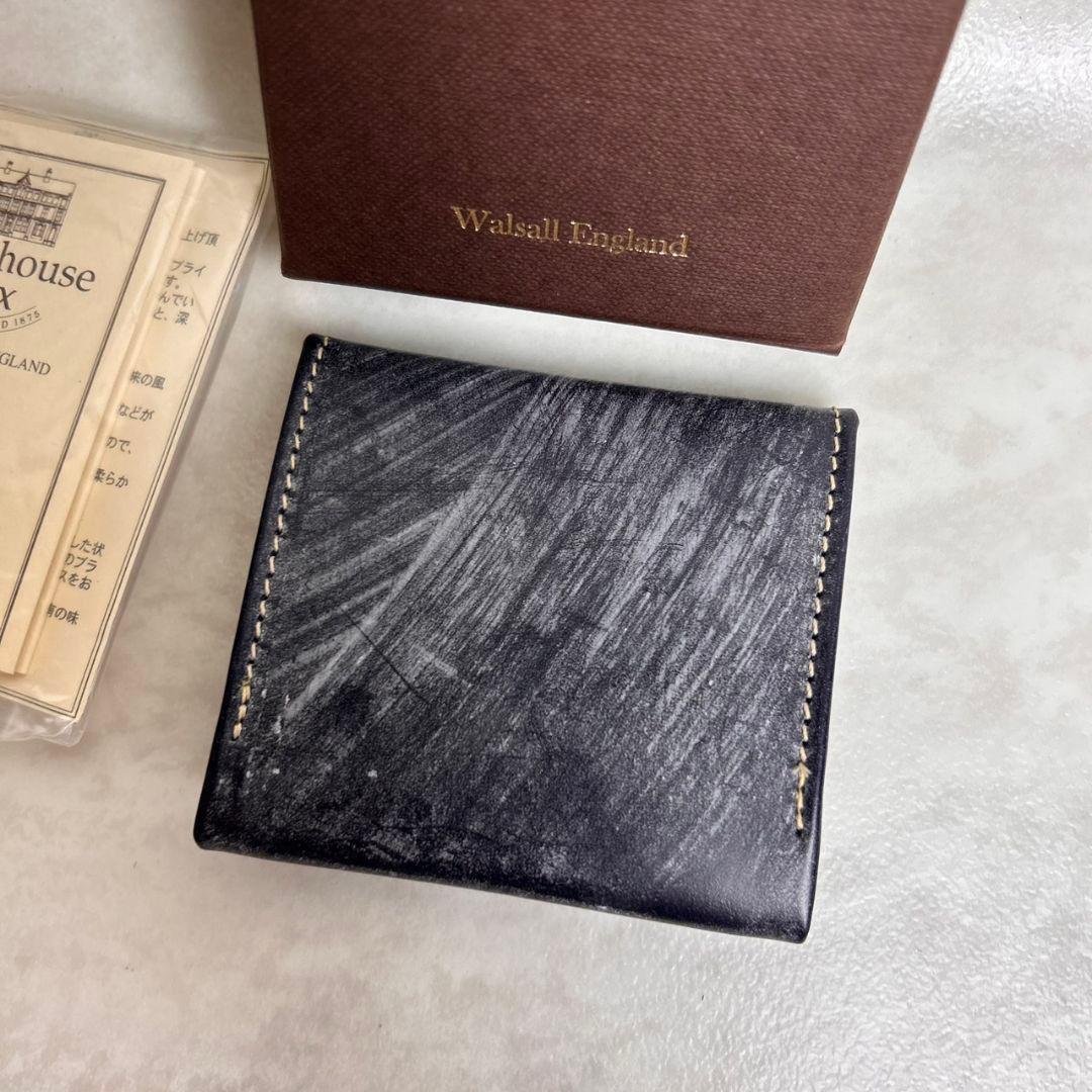 未使用】ホワイトハウスコックス コインケース 小銭入れ ネイビー