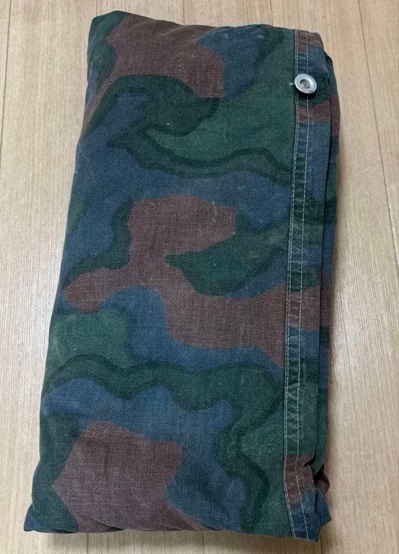 1960年代ノルウェー軍幕　カモフラージュⅱ 1枚 軍幕屋】ノルウェー軍幕スペシャルセット☆グリーン、迷彩、初期迷彩
