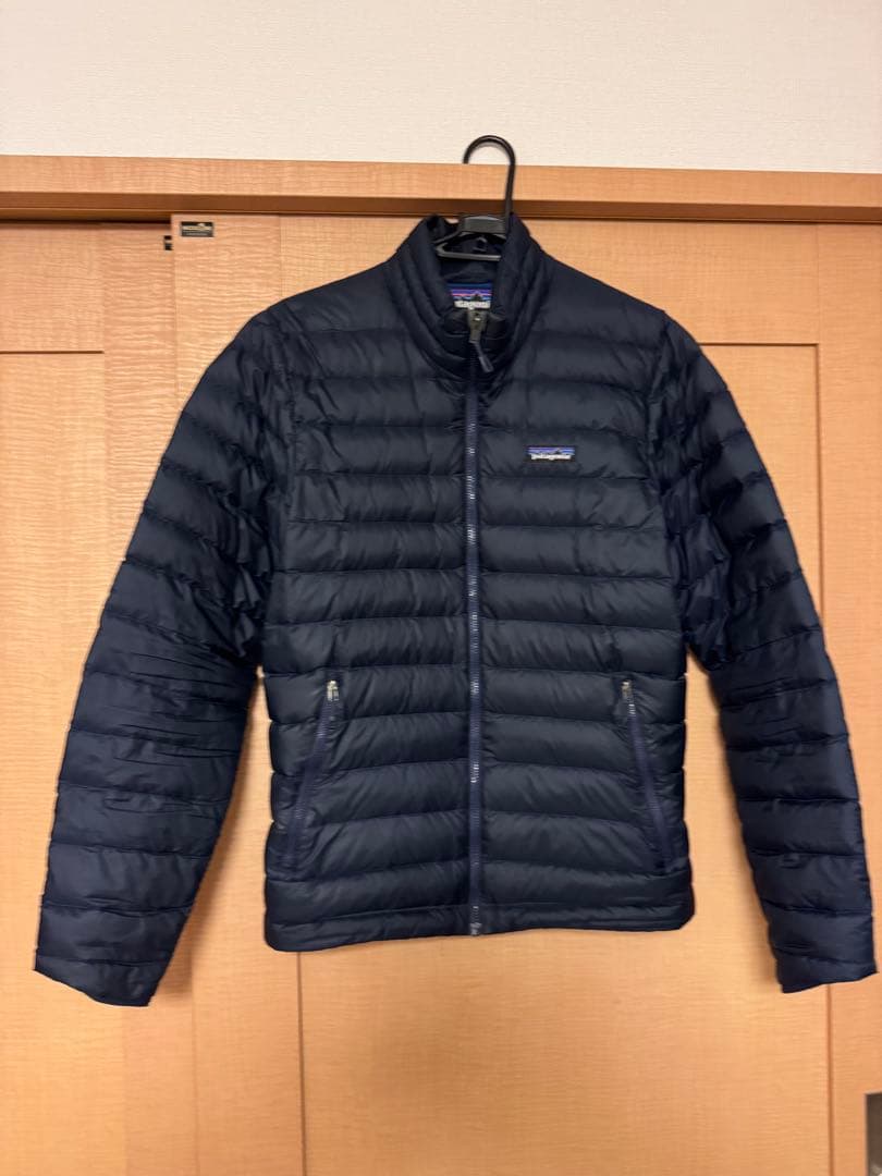 Patagonia ネイビー ダウンジャケット 中古・古着通販】Patagonia (パタゴニア) ダウンジャケット ネイビー
