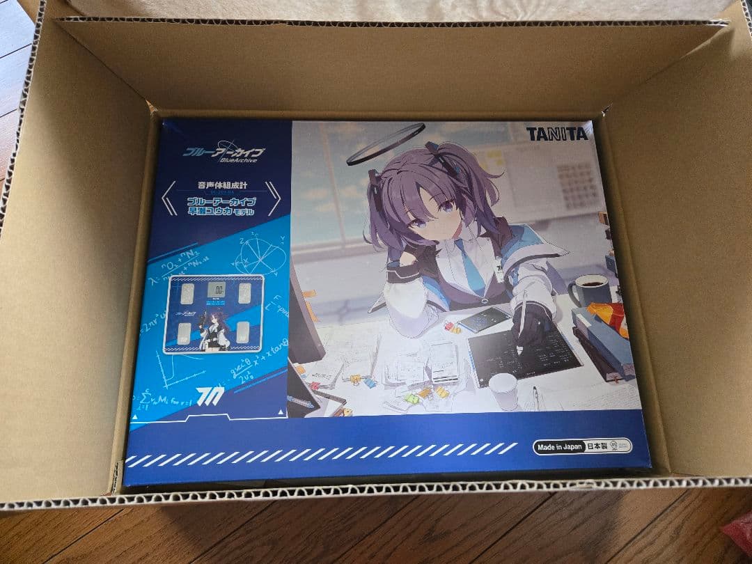 TANITA　タニタ 音声体組成計 ブルーアーカイブ　ブルアカ　ユウカ　体重計 ブルアカユウカモデル体組成計の予約締切は来週6日月曜のお昼まで
