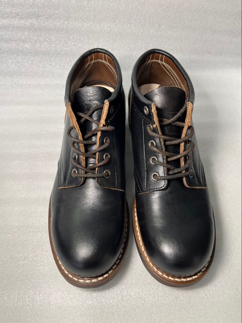 靴 ROLLING DUB TRIO COUPEN BLACK HORSEHIDE Rolling Dub Trio Coupen Black Horsehide