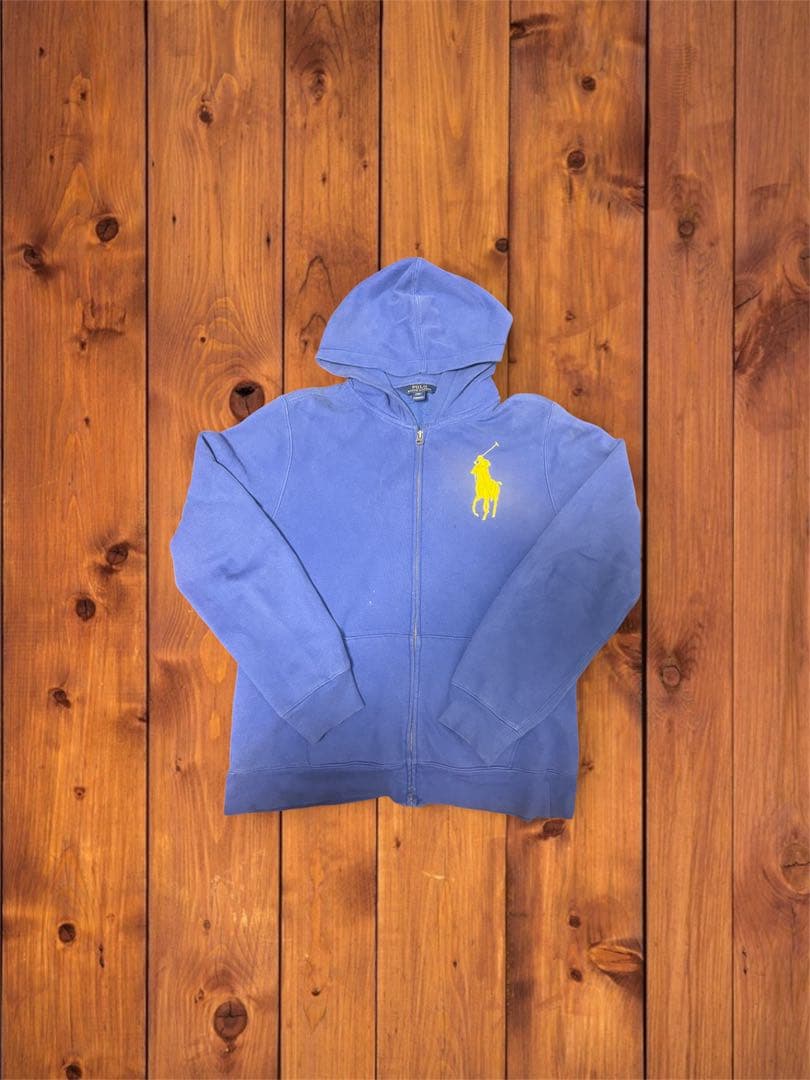 ポロラルフローレンジップパーカー ビッグポニーflexwitme swag - メルカリ
