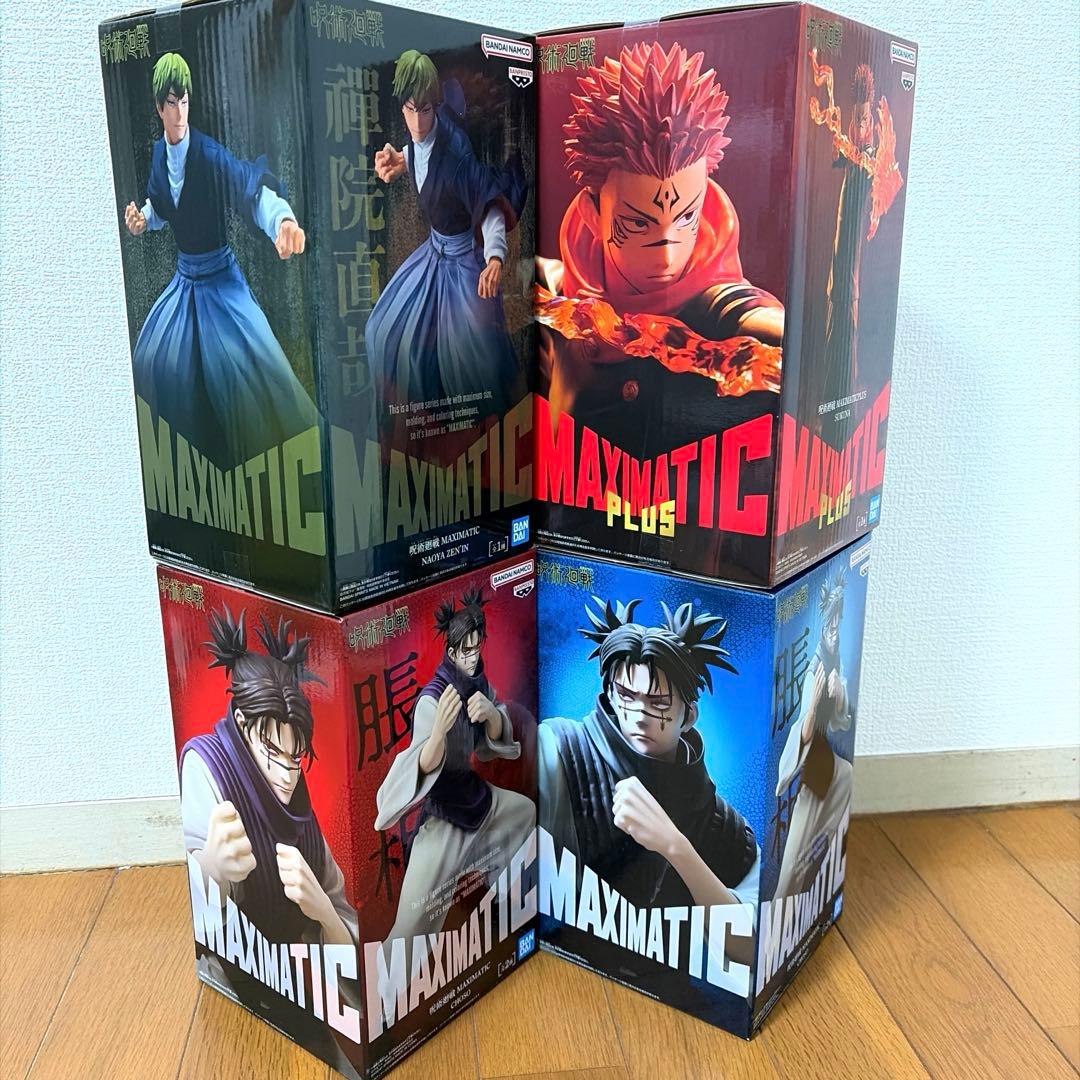 呪術廻戦 MAXIMATIC フィギュア4種セット - メルカリ