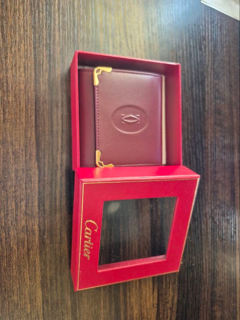 Cartier ワインレッド ケース 中古・古着通販】Cartier (カルティエ) アタッシュケース レッド