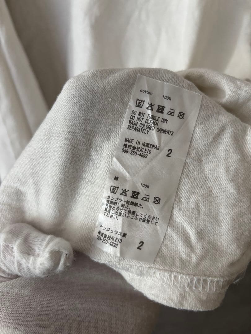 アンセルム ANCELLM ロゴ刺繍ヴィンテージ加工ダメージ加工長袖