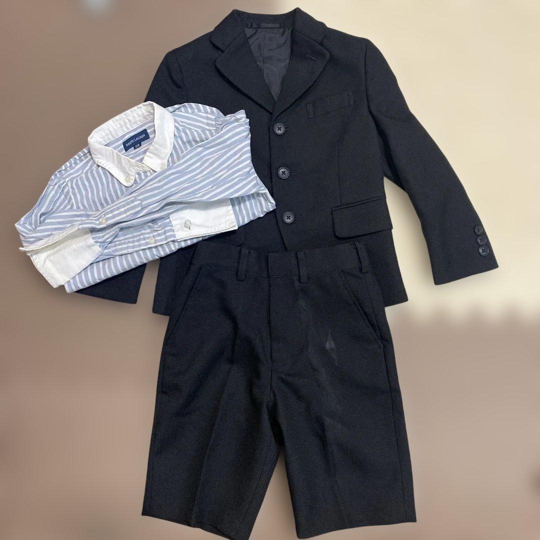 即時配送 スーツ フォーマル 卒園式 入学式 ラルフローレン 110 男の子
