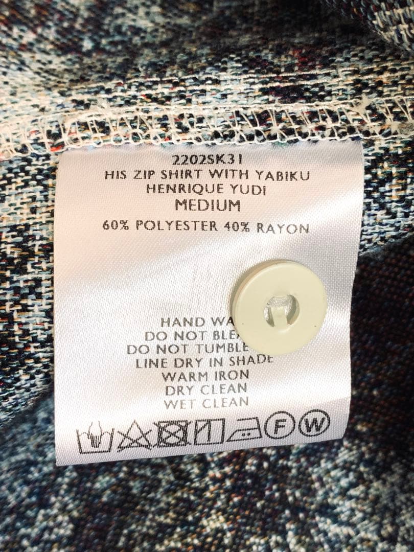 新品未使用】SHINYA KOZUKA HIS ZIP SHIRT ブルゾン - メルカリ