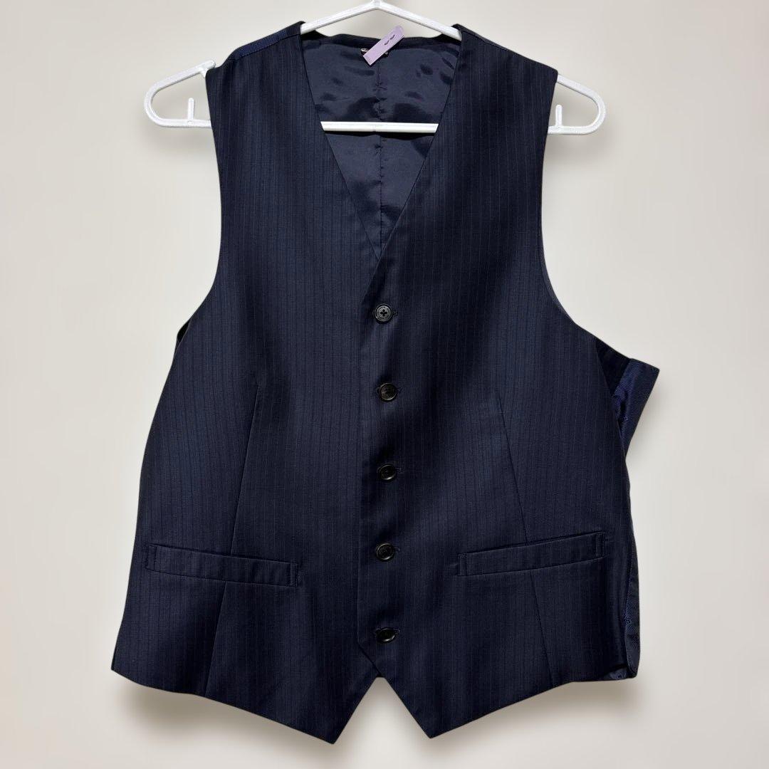 エルメネジルド ゼニア スーツ 3点セット 3ピース ストライプ柄