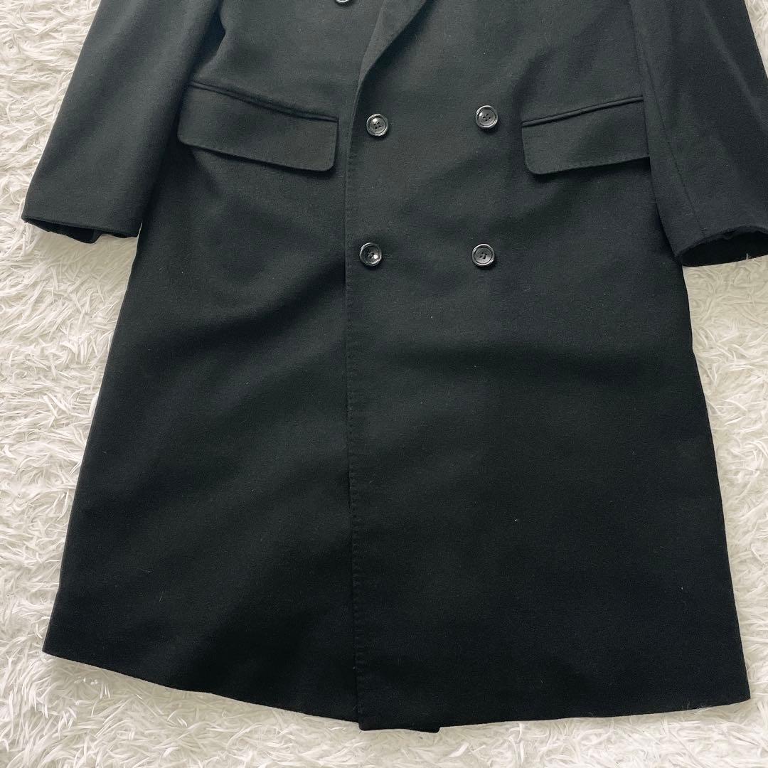 カシミヤ100%✨PER VALENTINOチェスターコート ダブルブレスト L